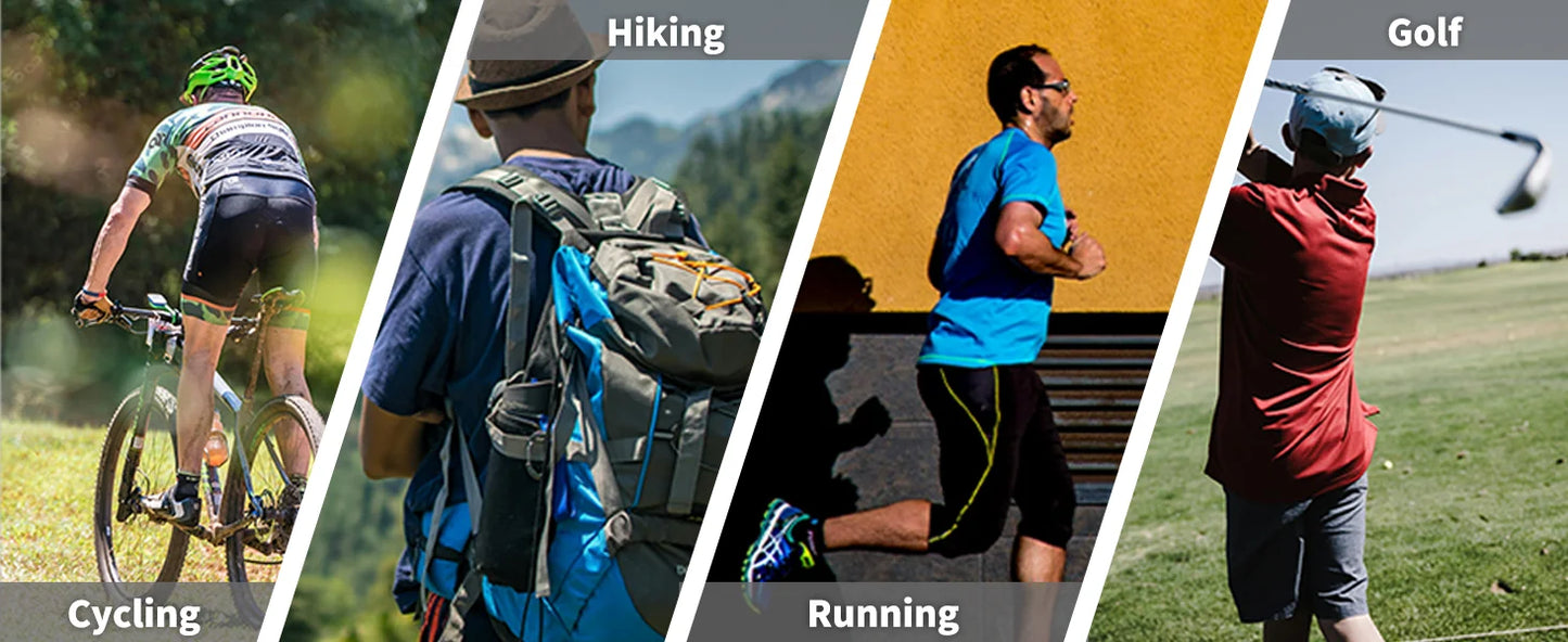 WOSAWE Men’s Cycling Windbreaker Jacket Waterproof Windproof Reflective Bike Coat Lightweight Outdoor Sports Apparel Portable