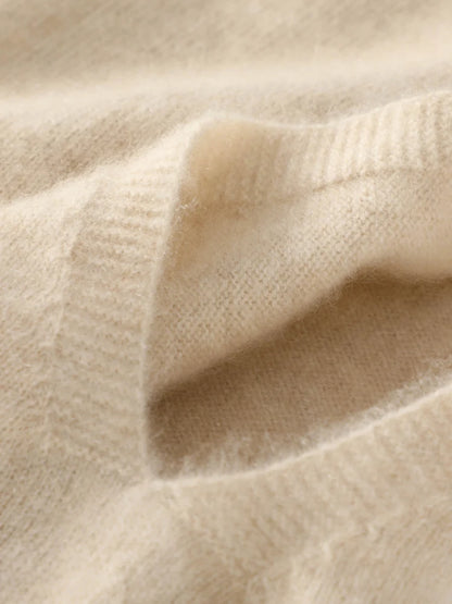 Women Sleeveless 100 Percent Merino Wool Turtleneck Vest Knitwear