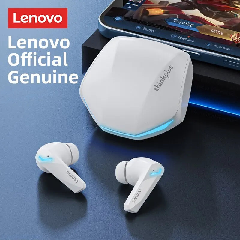 Original Lenovo GM2 Pro TWS Bluetooth 5.3 Earphones Dual Modes Music Game Earbuds HD Calls With Built-in 2 Mics Sport Headphones