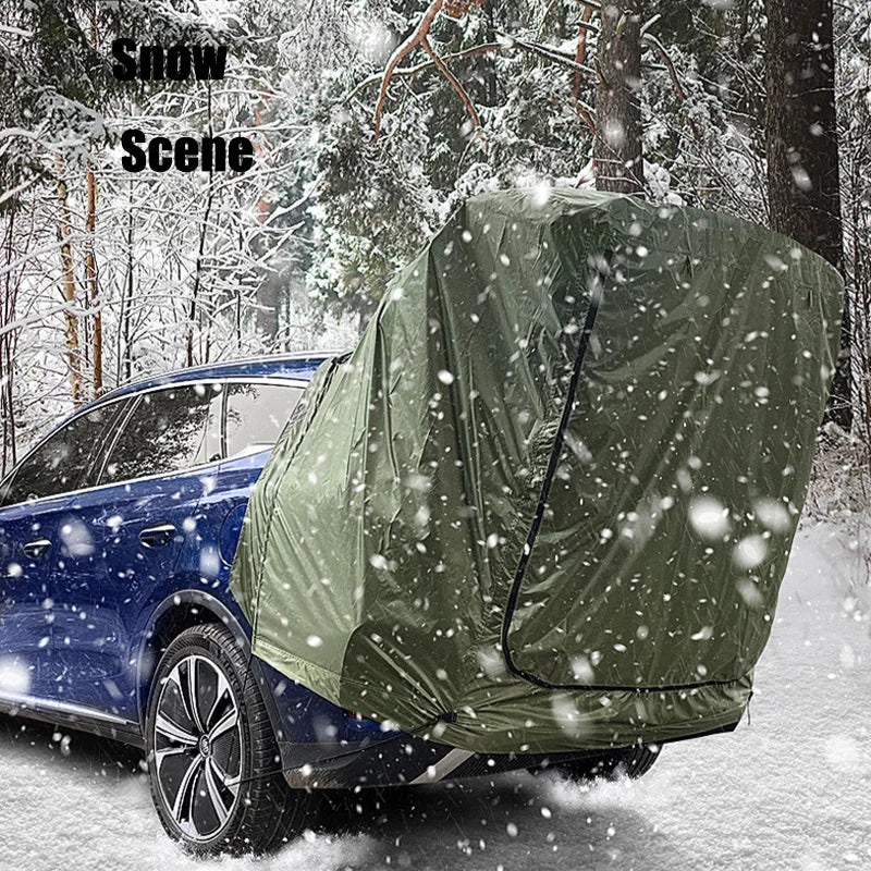 Car Rear Extension Tent With Canopy For Outdoor Camping