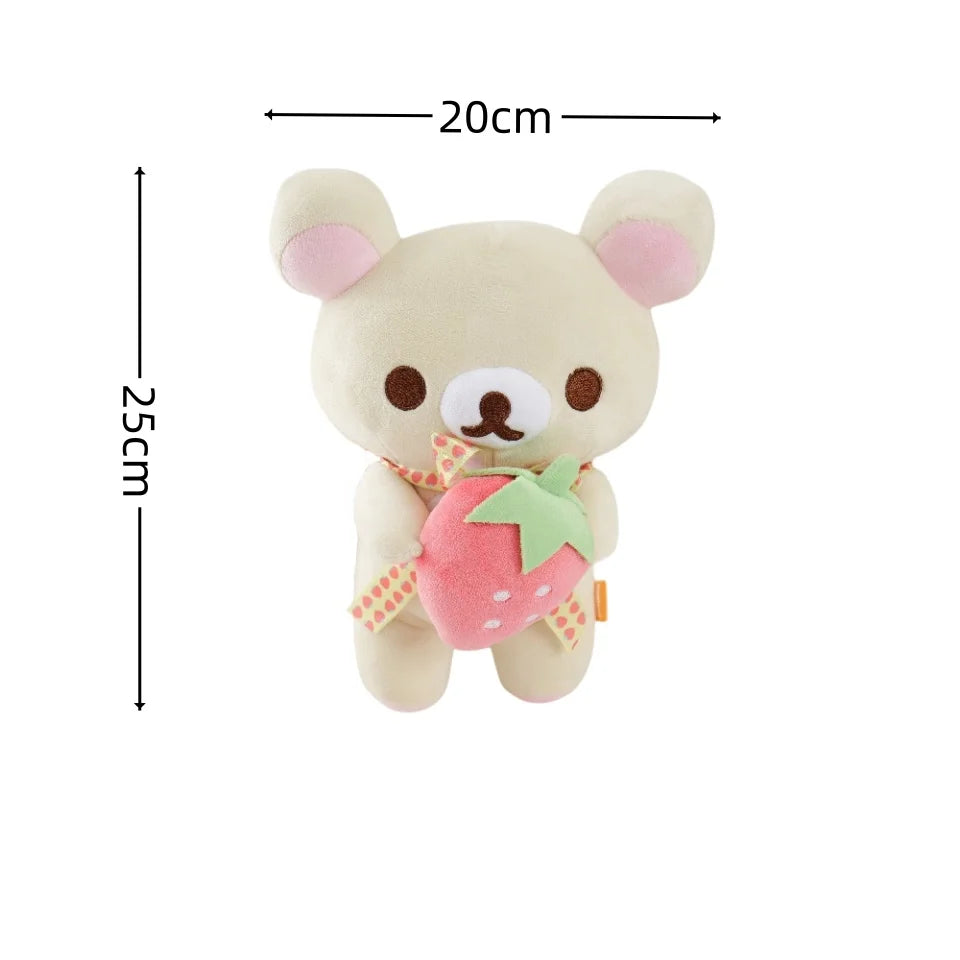 7 Styles Rilakkuma Plush Teddy Bear Peluche Lovely Anime Bear Stuffed Doll Kawaii Room Decor Anime Birthday Gifts Xmas Present