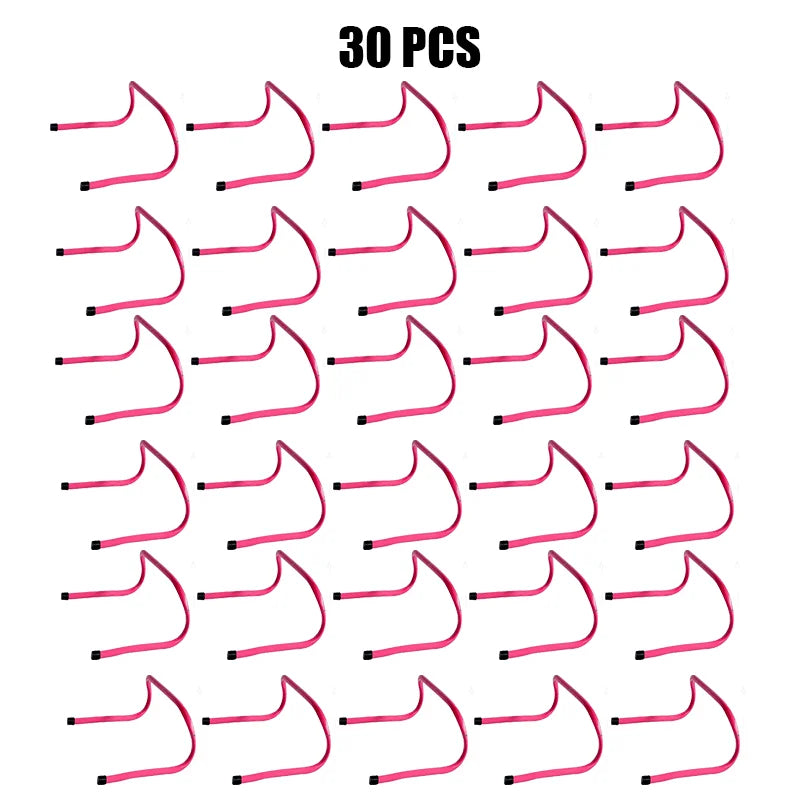 5/10/20/30Pcs 30cm Football Hurdle Portable Speed Agility Training Equipment Hurdle Ladder Safety Soccer Stable Rack