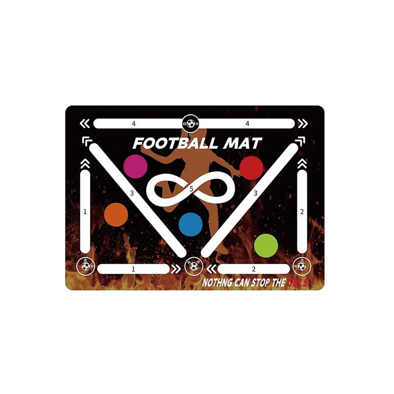 Football Training Mat Anti Slip Noise Reduction Home Children's Football Mat Carpet Training Mat Mini Football Home Training Mat