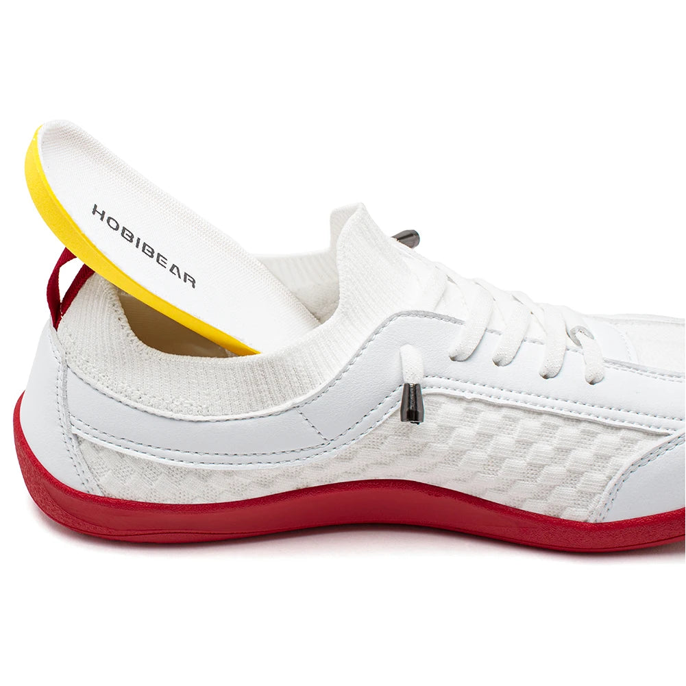 HOBIBEAR Men Barefoot Shoes Women Slip On Wide Toe Walking Sneaker | Zero Drop Sole | Lightweight Breathable Minimalist Shoes