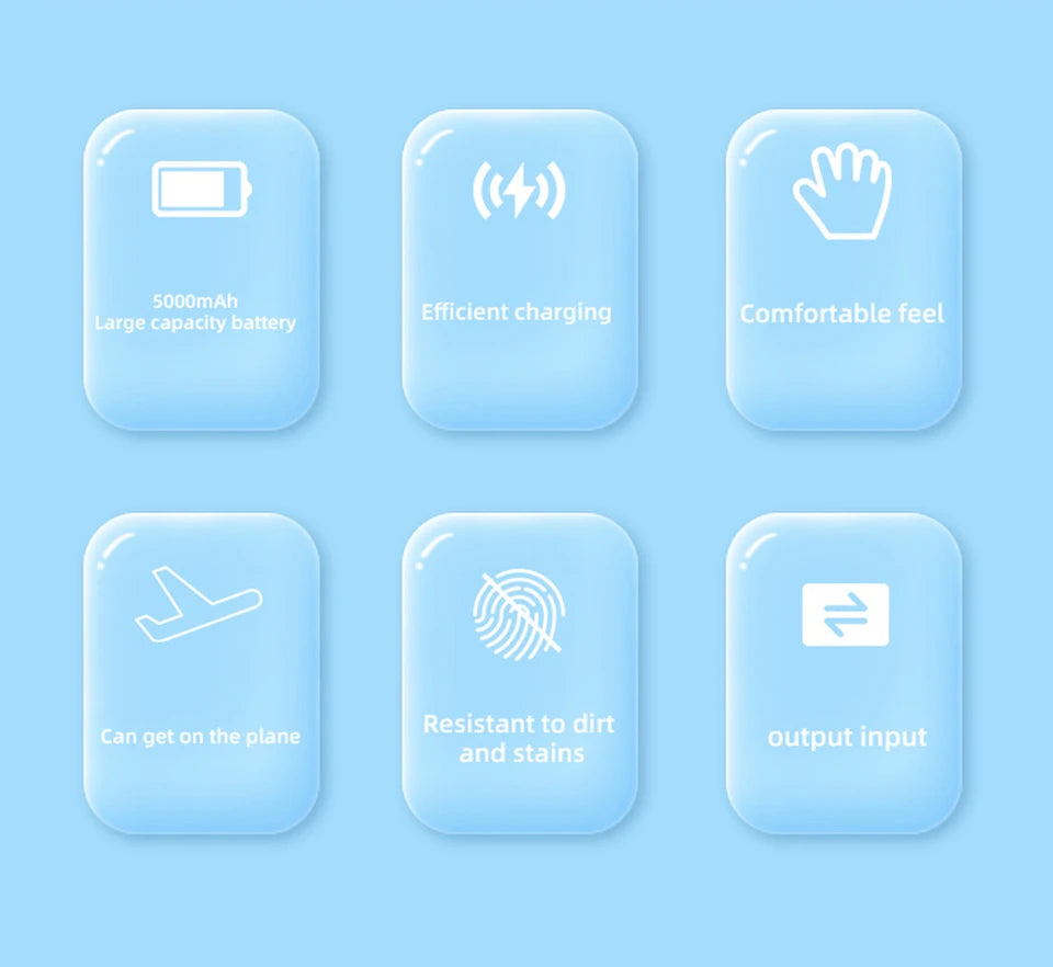 Magnetic Wireless Power Bank for Magsafe For iPhone 16 15 14 13 12 Pro Max 15W 5000mAh Portable Fast Charging External Battery