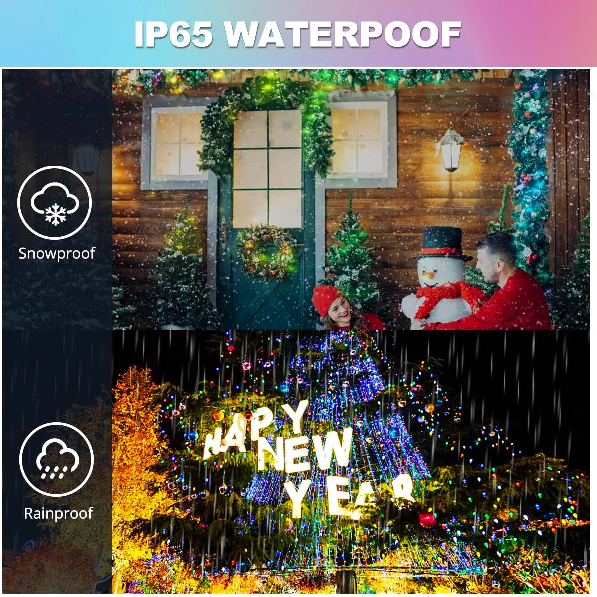 Bluetooth App Controlled LED Curtain Lights with Music Mode