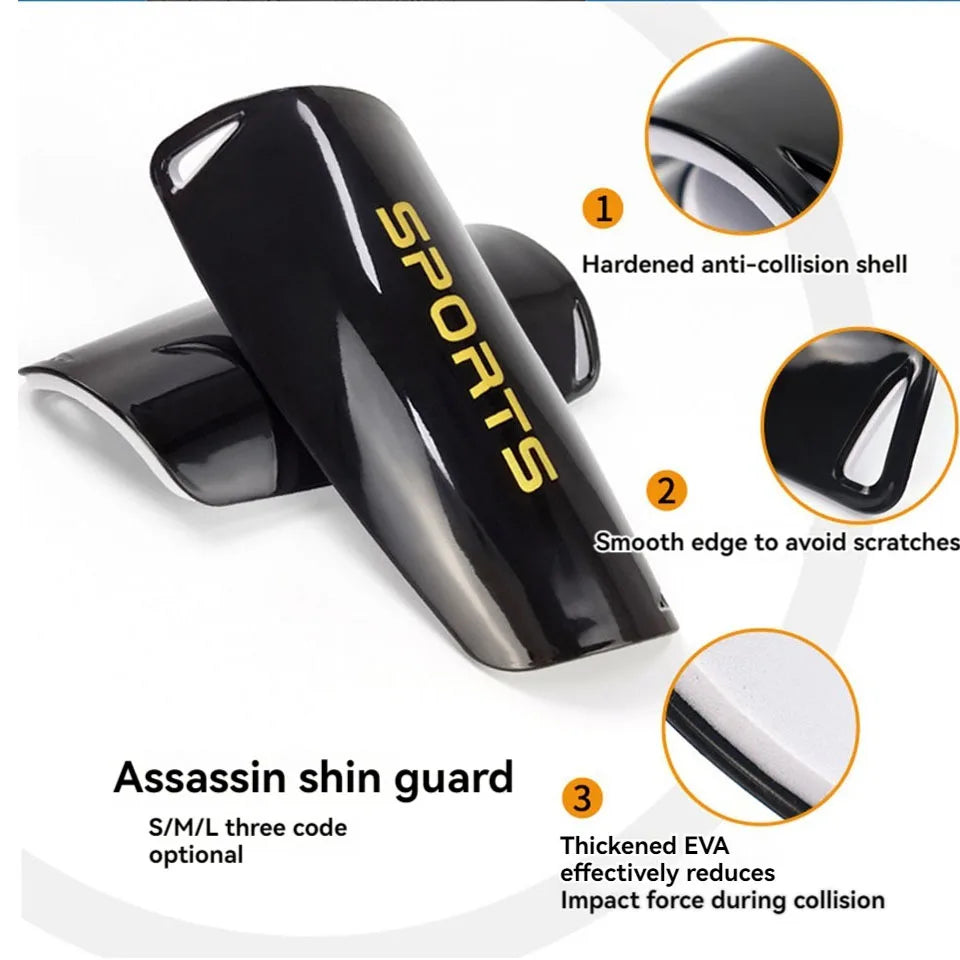 Loogdeel 1 Pair Soccer Shin Pad Cover Football Shin Holder Leg Protector Leg Guard Kids Boy Men Shin Pad Sportswear Accessory