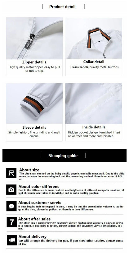 Men's Motorcycle Jacket Polyester And Nylon Casual Slim Motocross