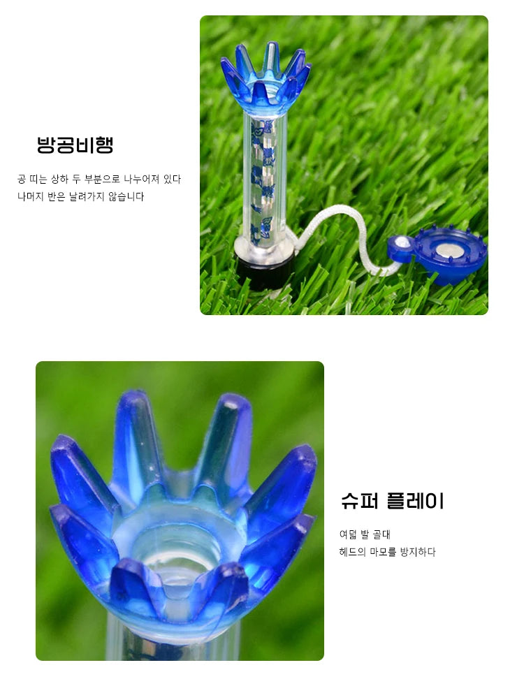 Caiton Colorful Plastic Golf Tees - 4 Pack, 80mm/3.15in, Durable and Fit All Courses - Exquisite Gift Box Golf Tee Set