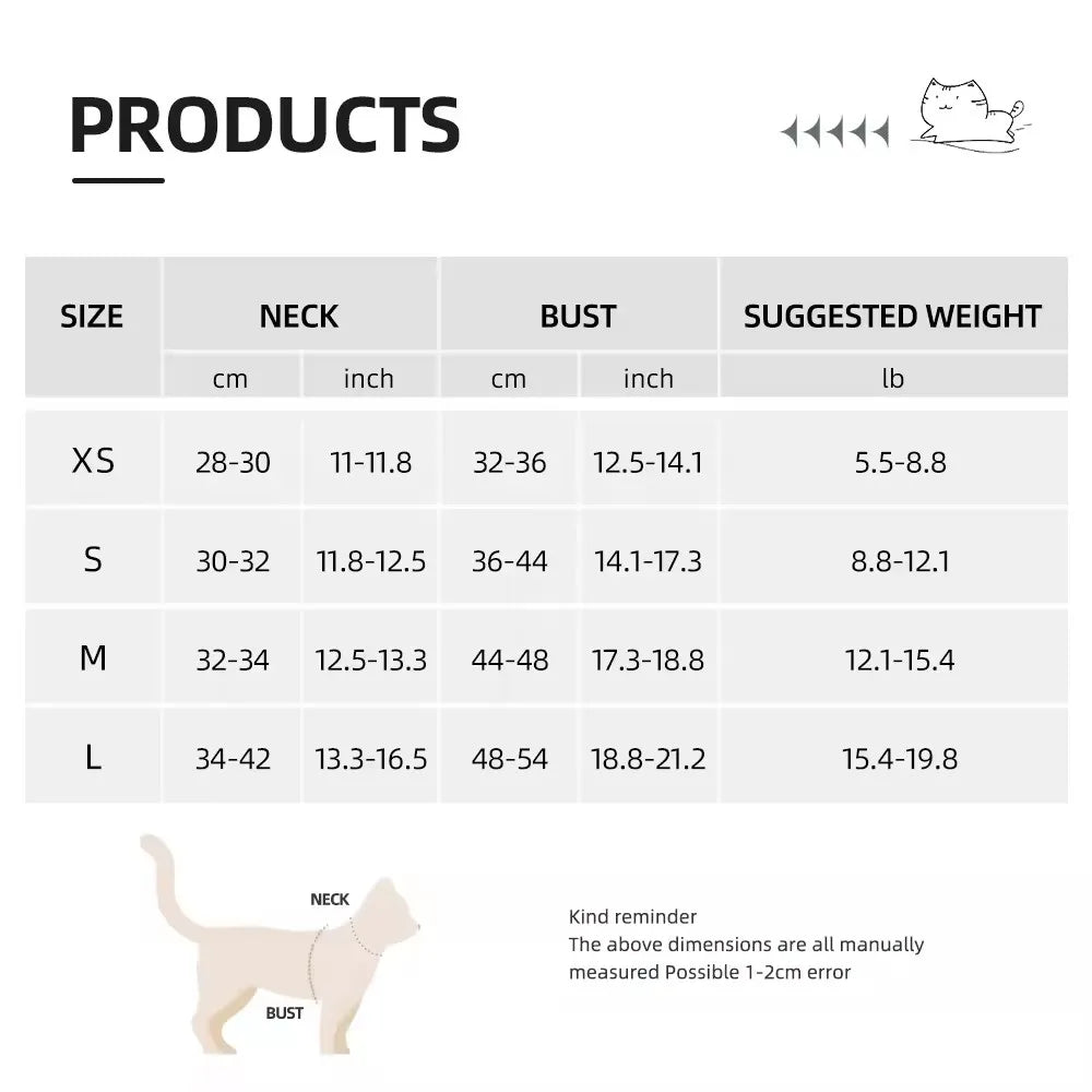 Checkered Pet Harness Kitten Strap Eye Catching Color Puppy Anti Loss Strap Outdoor Breathable Adjustable Reflective Chest Strap