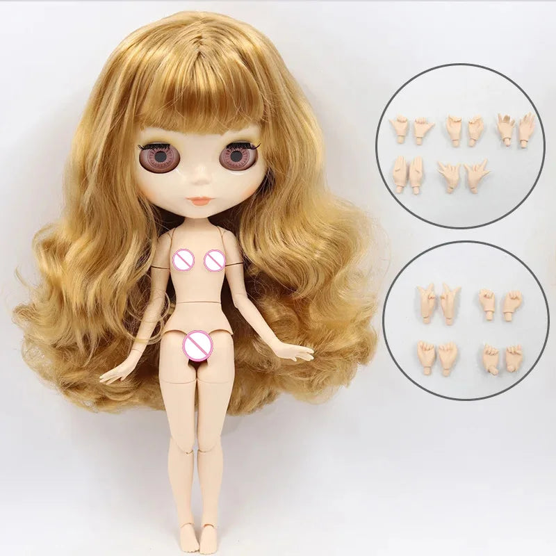 ICY DBS Blyth Doll White Skin Joint Body 1/6 BJD Special Price OB24 Toy Gift