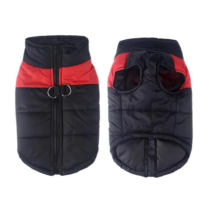 Winter Dog Coat Polyester Waterproof Vest For Small, Medium And Large Dogs