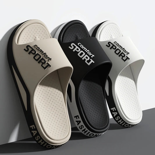 Men EVA Sandals Anti Slip Indoor Outdoor Slippers Breathable Shower