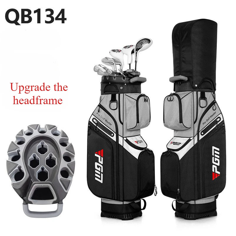 PGM 2024 Golf Bag Multi-Function Waterproof Anti-collision Retention Mechanism Golf Bags Large Capacity Travel Bags QB134
