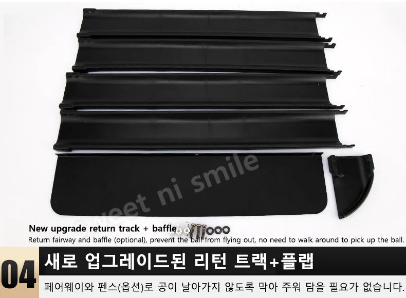 PGM TL021 3M Golf Putting Mat Golf Putter Trainer Green Carpet Practice Set Ball Return Mini Golf Putting Green Fairway Mat