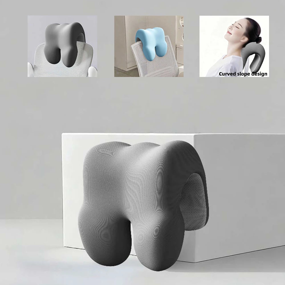 Office Workstation Chair Headrest Neck Pad for Sleeping And Napping-Backrest And Head Support Ergonomic Design for Neck Comfort