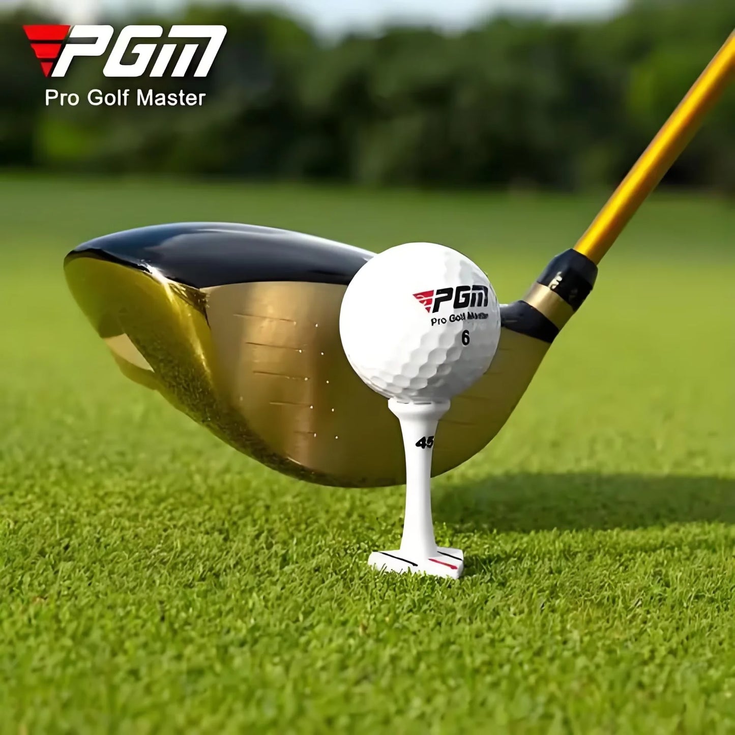 PGM Three-Layer Golf Balls Practice Performance Golf Ball Training for Distance Straight Shots Golf Design for Golfers Sport