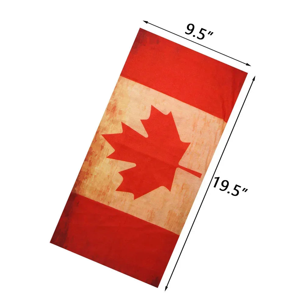 World Football Fans National Flag Face Bandanas Spain France Korea Mexico Germany Seamless Neck Gaiter Men Women Headwear Scarf