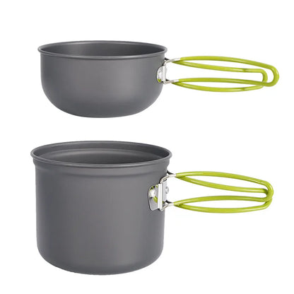 Ultralight Camping Pot Set 0.8L Aluminium Alloy 1-2 People