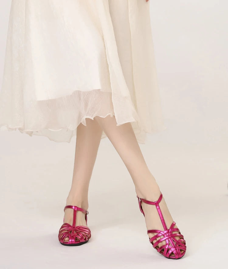 ZAROY Summer Cross Strap Flat Sandals Women Round Toe Ankle Buckle Hollow Casual Roman Sandalia Zapatos De Mujer сандали