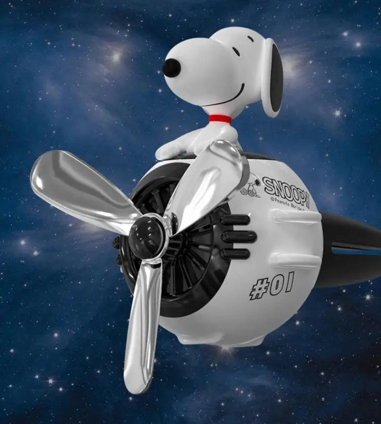 Snoopy Air Freshener Flying Propeller Pilot Series Car Accessories Anime Figures Aromatherapy Fragrance Diffuser Car Decor Gifts