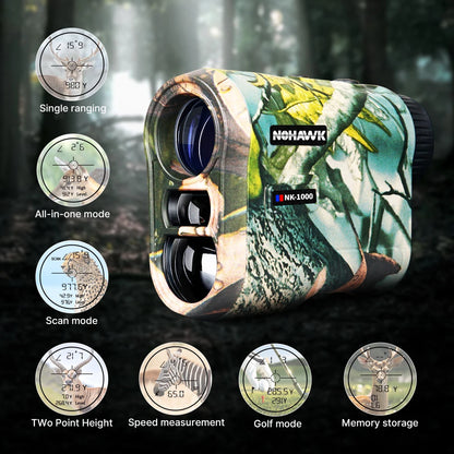 Rangefinder 1000m With USB-C Charging Monocular For Hunting And Golf