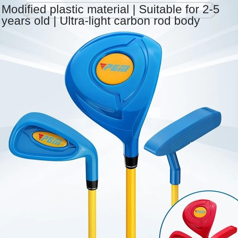 PGM 2-5 Years Old Kids Golf Club Set Children's Boy Girl Beginner's Golf Training Wood Iron Swing Putter Bag Gift JRTG011