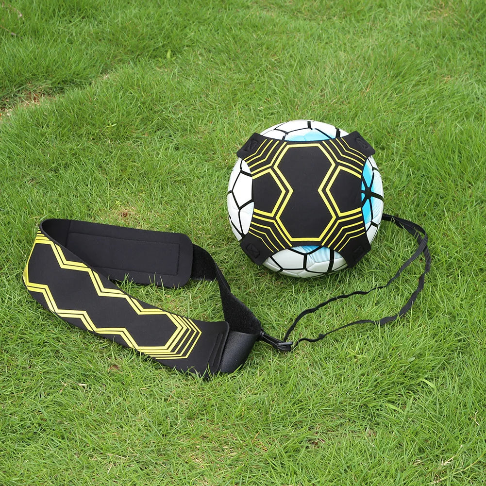 5-1pcs Football Kick Trainer Adjustable Soccer Ball Training Solo Soccer Trainer Belt with Elastic Auxiliary Fitness Equipment