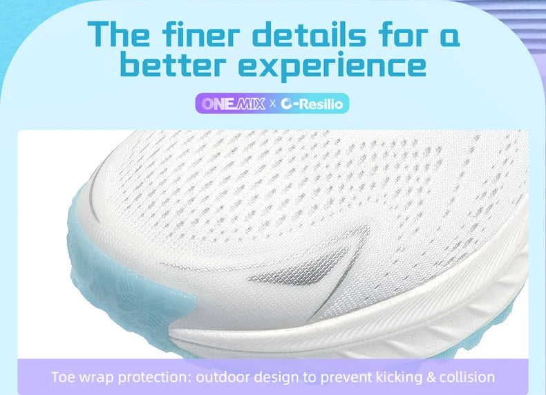 ONEMIX Casual Running Shoes Breathable Summer Jogging Shoes Men Lightweight Women Gym Shoes Outdoor Male Cushion Sports Shoes