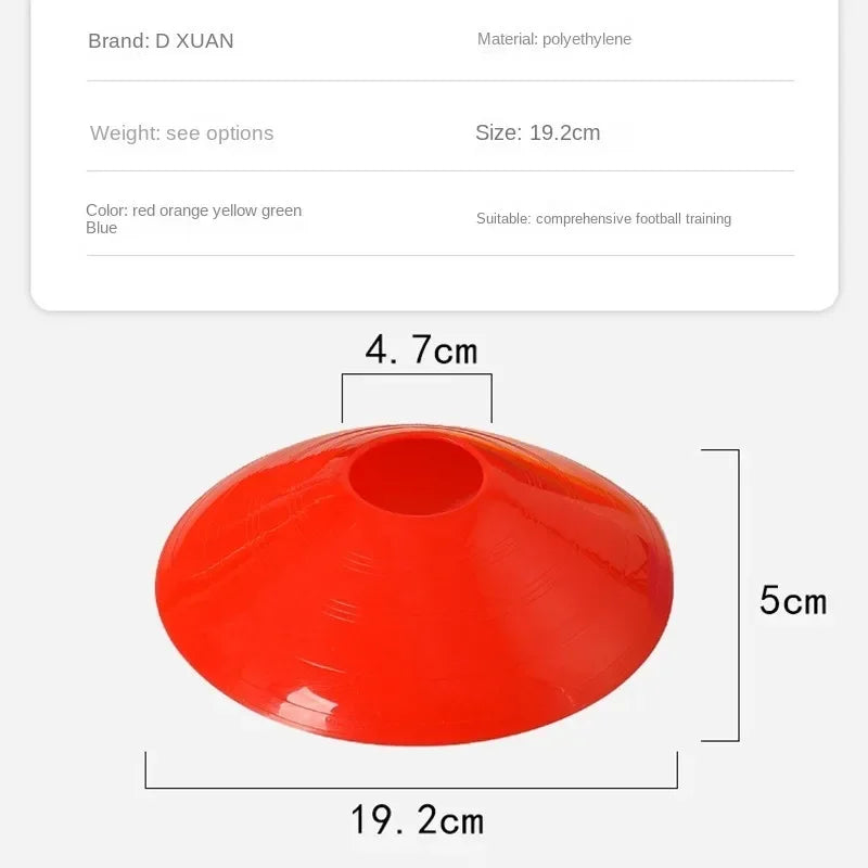 Football Training Logo Disc Round Mouth Logo Disc  Obstacle Logo Cone Basketball Training Equipment Equipment Marker Basketball