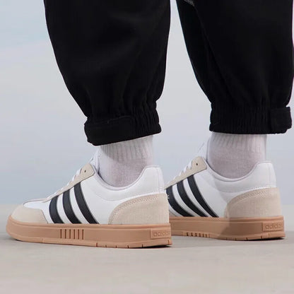 Unisex Leather Sneaker Low-Top Rubber Sole Casual IE9044