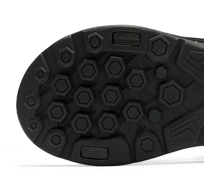 Men's Outdoor Sandals Non-Slip Hiking Beach Shoes Lightweight PU Leather