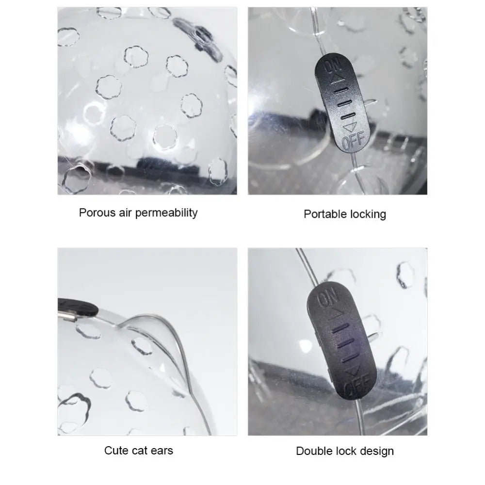 Breathable Cat Grooming Head Cover Anti-Bite Mask