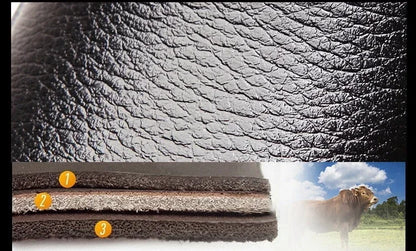 Leather Men's Slip-On Breathable Formal Shoes, Black, Sizes 38-44, Loafers