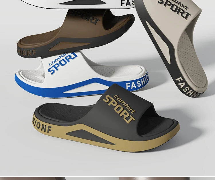 Men EVA Sandals Anti Slip Indoor Outdoor Slippers Breathable Shower