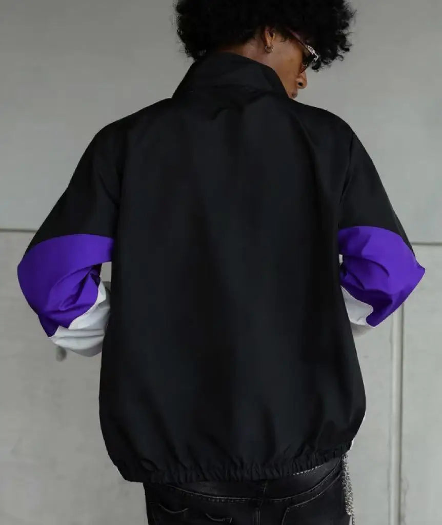 Men's color-blocked jacket, lightweight, casual, travel, windproof and wear-resistant, high-quality fabric, boyfriend gift