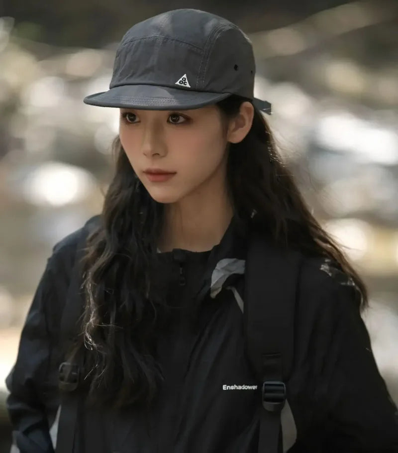 5 Panel Short Brim Quick-drying Golf Baseball Caps Men's Soft Lightweight Sports Running Cap Unisex Outdoor  UPF50+ Peaked Cap