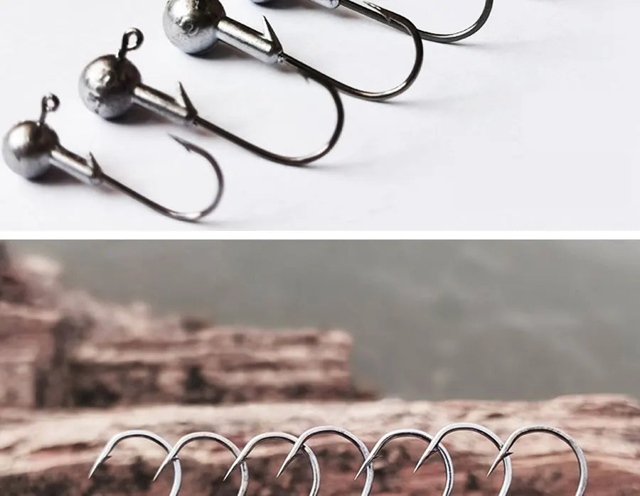 JYJ 1g 2g 3g 4g 5g 7g 8g 10g 14g 20g 28g jig head hook for fishing tackle ,rig soft worm hook crank lure bait hook