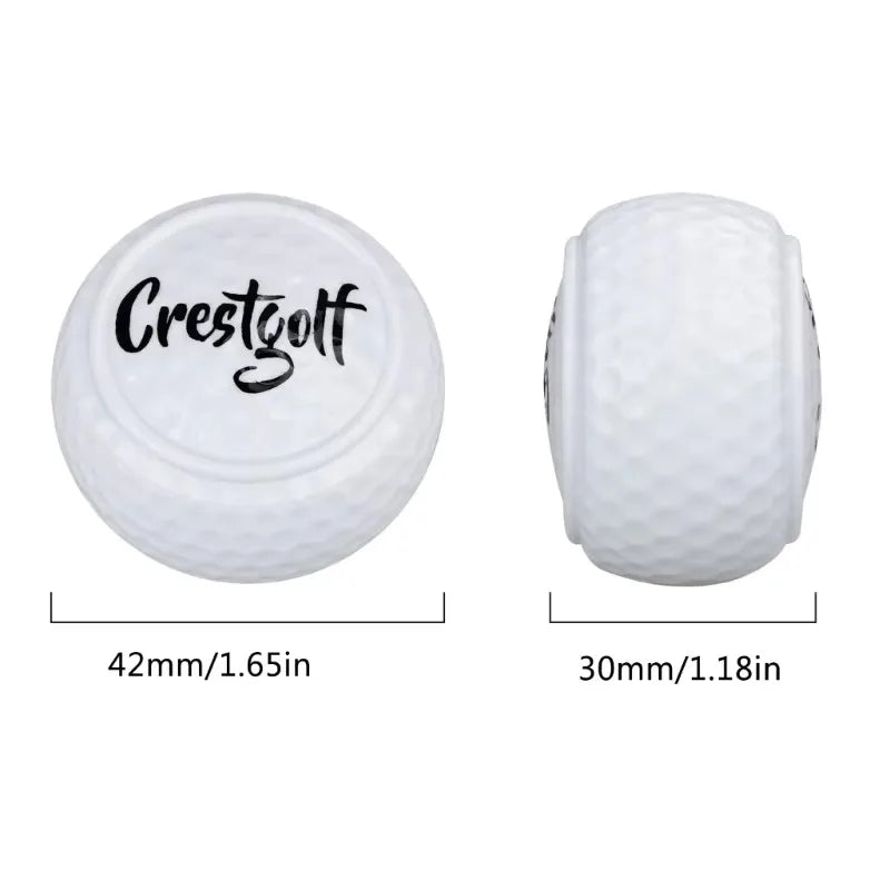 1Pcs/2Pcs/5Pcs Flat Golf Training Balls  Flat Shape Golf Ball Two Layer Driving Balls Golf Practice Balls for Swing Putter