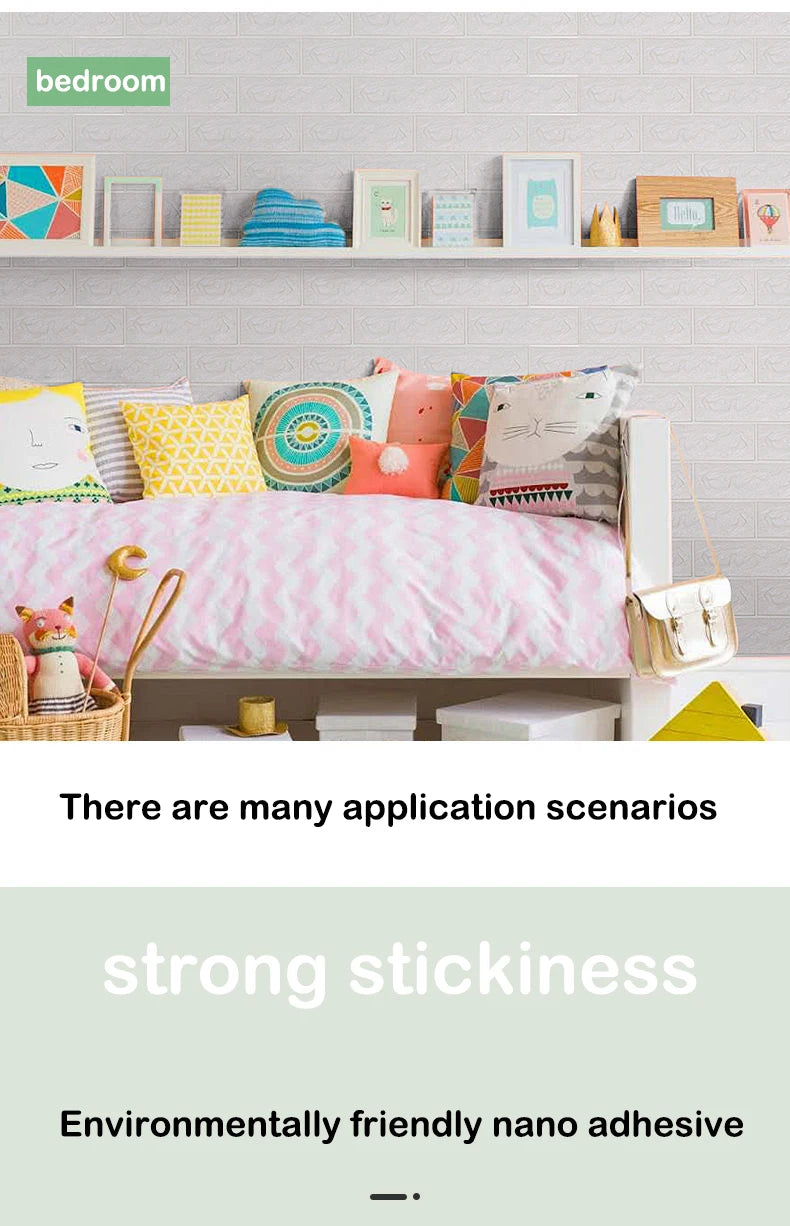 Modern 3D Wall Sticker – Peel & Stick Home Wall Decor