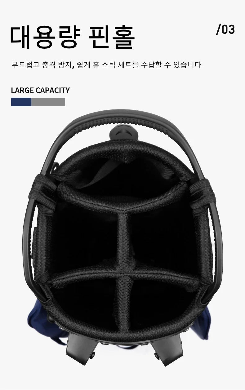 PGM Golf Bags Men Women Lightweight Multifunctional Stand Bag Can Hold a Full Set of Clubs QB074