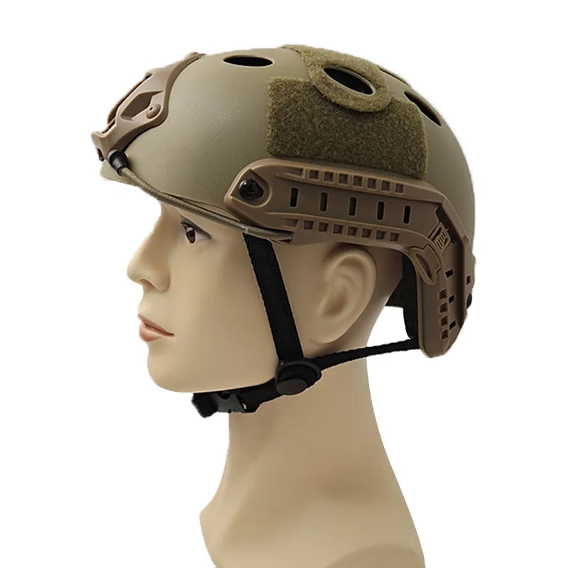Tactical Fast PJ Helmets CS Airsoft Helmet Paintball Game Outdoor Sports Hunting Shooting Personal Defense Accessory