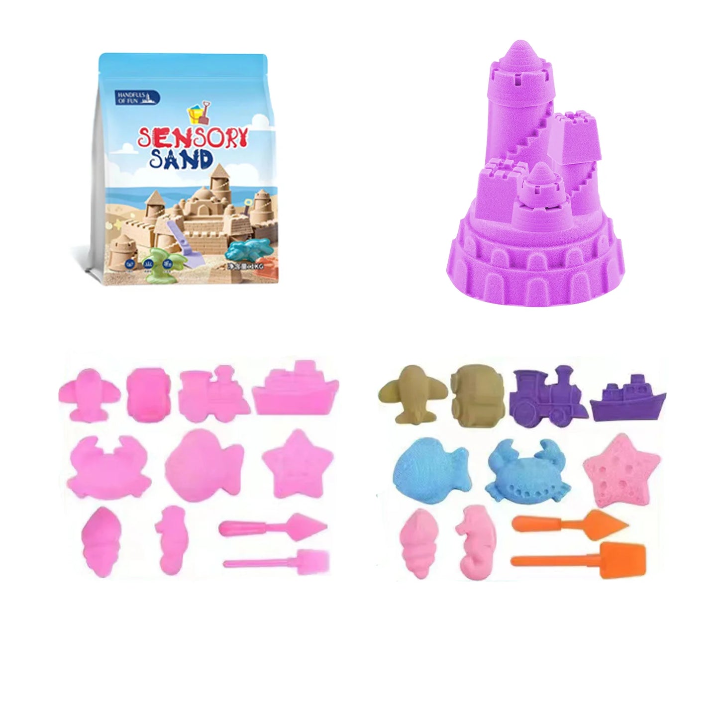 500g/bag Educational Sand Clay Amazing DIY Indoor Magic Playing Sand Children Toys Mars Space Sand 5 Colours Availible
