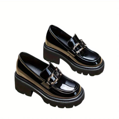 Women's Pumps Square Heel With Metal Decoration 5 to 8 cm PU Insole Slip On