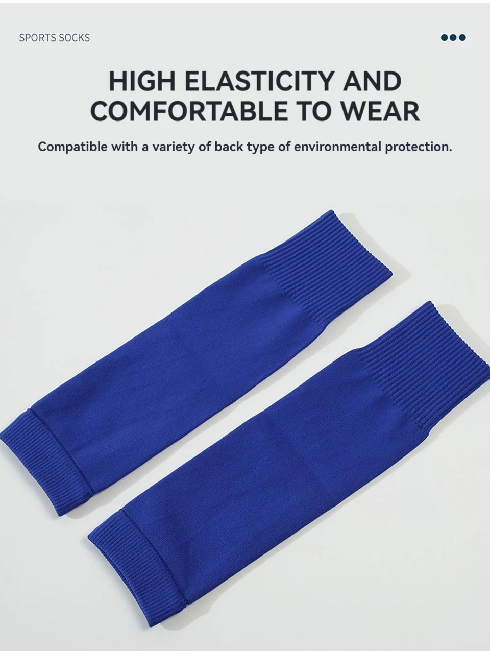 Loogdeel 1 Pair Breathable Calf Compression Sleeve Professional High-quality Soccer Socks For Running Football Basketball