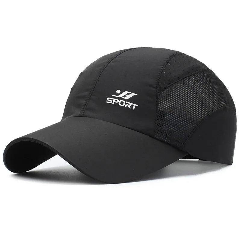 Quick Drying Adjustable Baseball Cap - Breathable Sun Protection For Outdoor Golf Fishing Running Sports