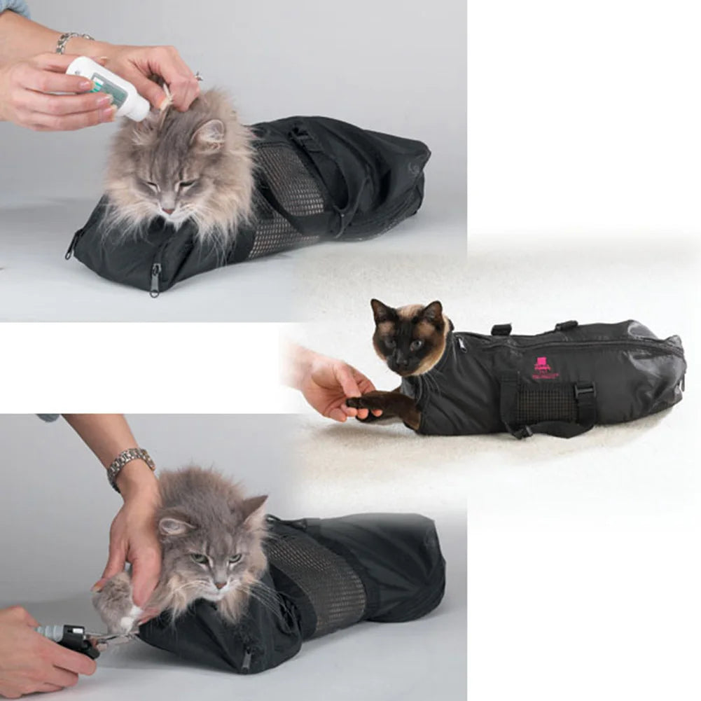 Cat Washing Bag for Bathing and Nail Trimming