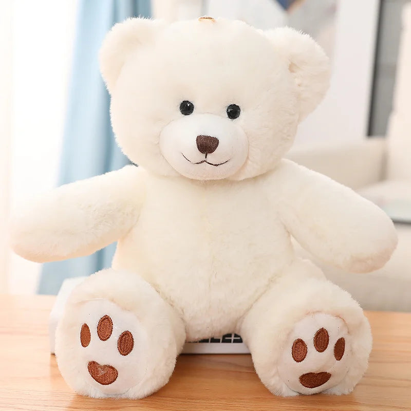 25/35CM Kawaii Teddy Bear Plush Pillow Toys Lovely Bow-Knot Bears Toys Stuffed Soft Animal Dolls Xmas Valentine Gift