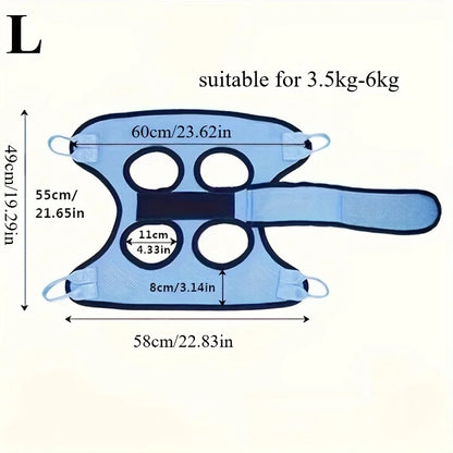 Pet Grooming Hammock With Comfort Grip For Small To Medium Dogs And Cats