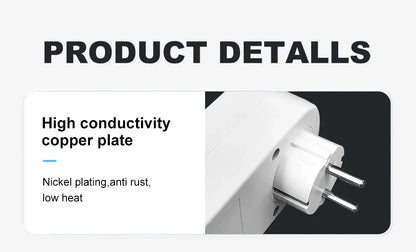 Automatic Voltage and Current Protector Socket 110-220V EU Plug 1-16A
